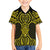 Mahi-dawg Maori Ta Moko Poutama Art Family Matching Short Sleeve Bodycon Dress and Hawaiian Shirt