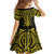 Mahi-dawg Maori Ta Moko Poutama Art Family Matching Summer Maxi Dress and Hawaiian Shirt