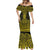 Mahi-dawg Maori Ta Moko Poutama Art Mermaid Dress