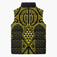 Mahi-dawg Maori Ta Moko Poutama Art Sleeveless Puffer Jacket - Polynesian Pride