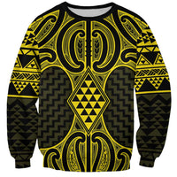 Mahi-dawg Maori Ta Moko Poutama Art Sweatshirt