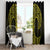 Mahi-dawg Maori Ta Moko Poutama Art Window Curtain
