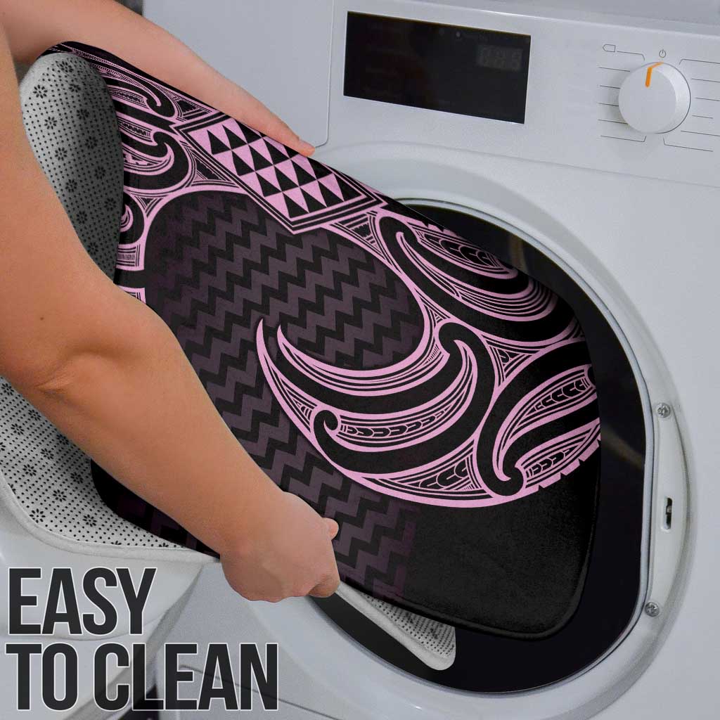 Mawhero Maori Ta Moko Poutama Art Bathroom Set - Polynesian Pride