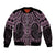 Mawhero Maori Ta Moko Poutama Art Bomber Jacket
