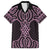 Mawhero Maori Ta Moko Poutama Art Family Matching Long Sleeve Bodycon Dress and Hawaiian Shirt