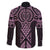 Mawhero Maori Ta Moko Poutama Art Family Matching Short Sleeve Bodycon Dress and Hawaiian Shirt
