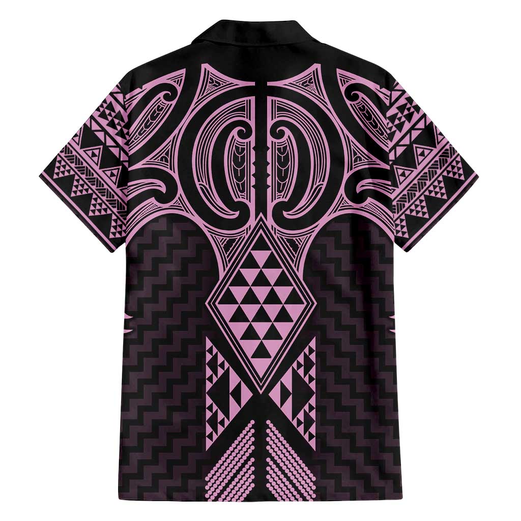Mawhero Maori Ta Moko Poutama Art Family Matching Summer Maxi Dress and Hawaiian Shirt