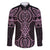 Mawhero Maori Ta Moko Poutama Art Family Matching Tank Maxi Dress and Hawaiian Shirt