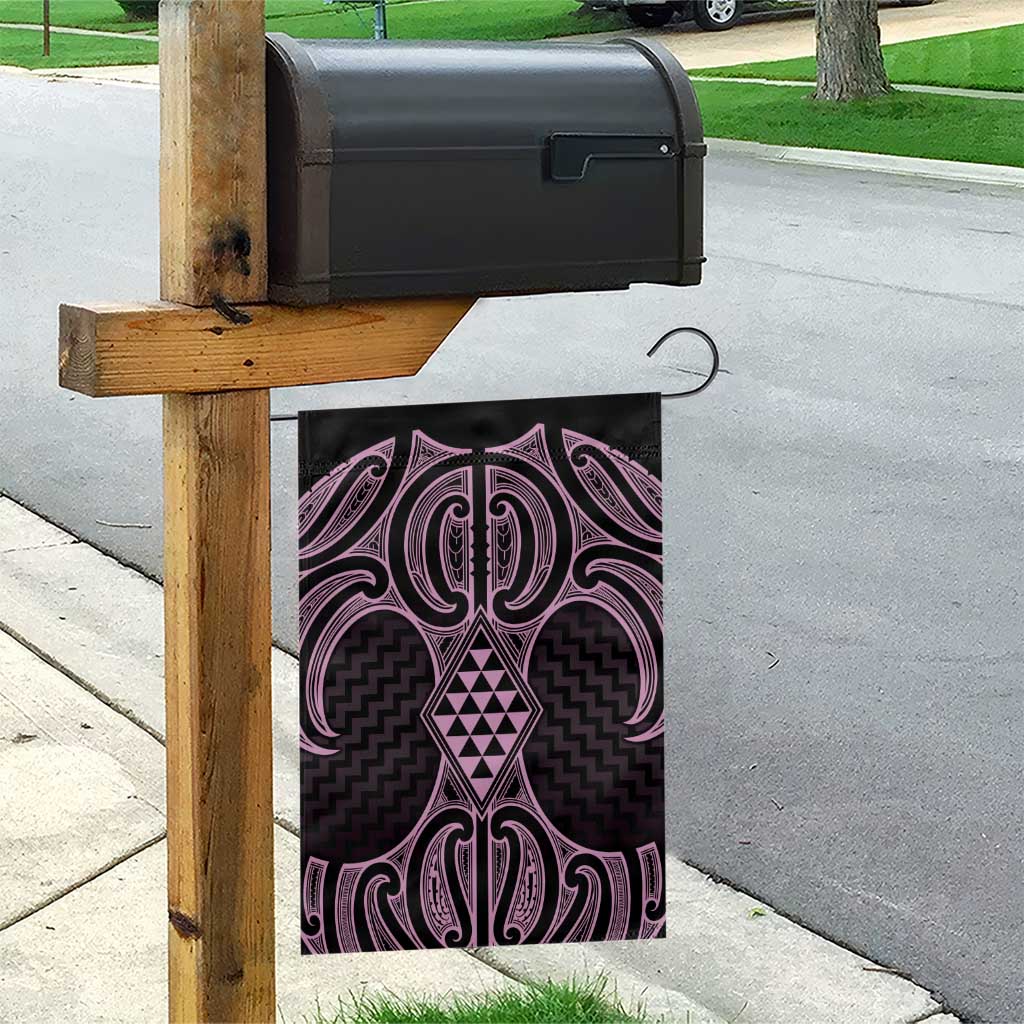 Mawhero Maori Ta Moko Poutama Art Garden Flag