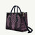 Mawhero Maori Ta Moko Poutama Art Leather Bag - Polynesian Pride