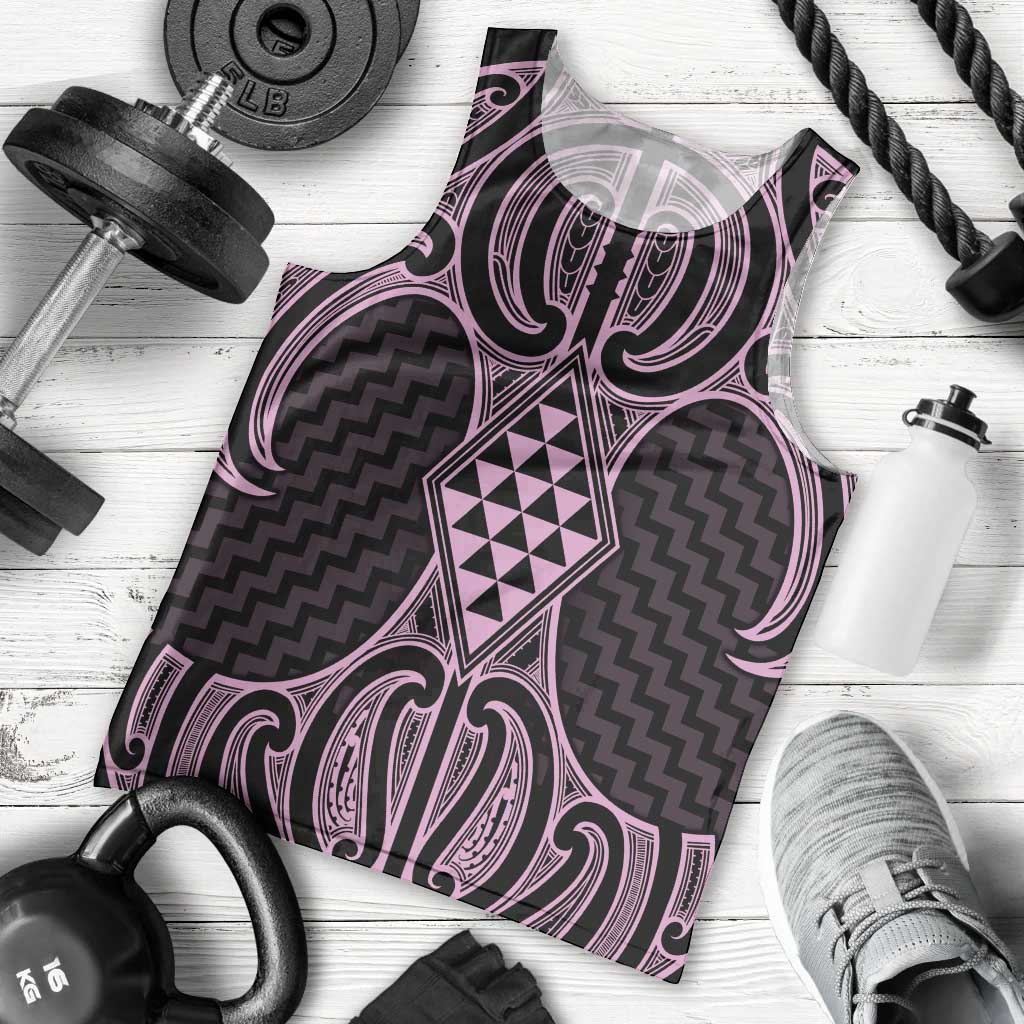 Mawhero Maori Ta Moko Poutama Art Men Tank Top