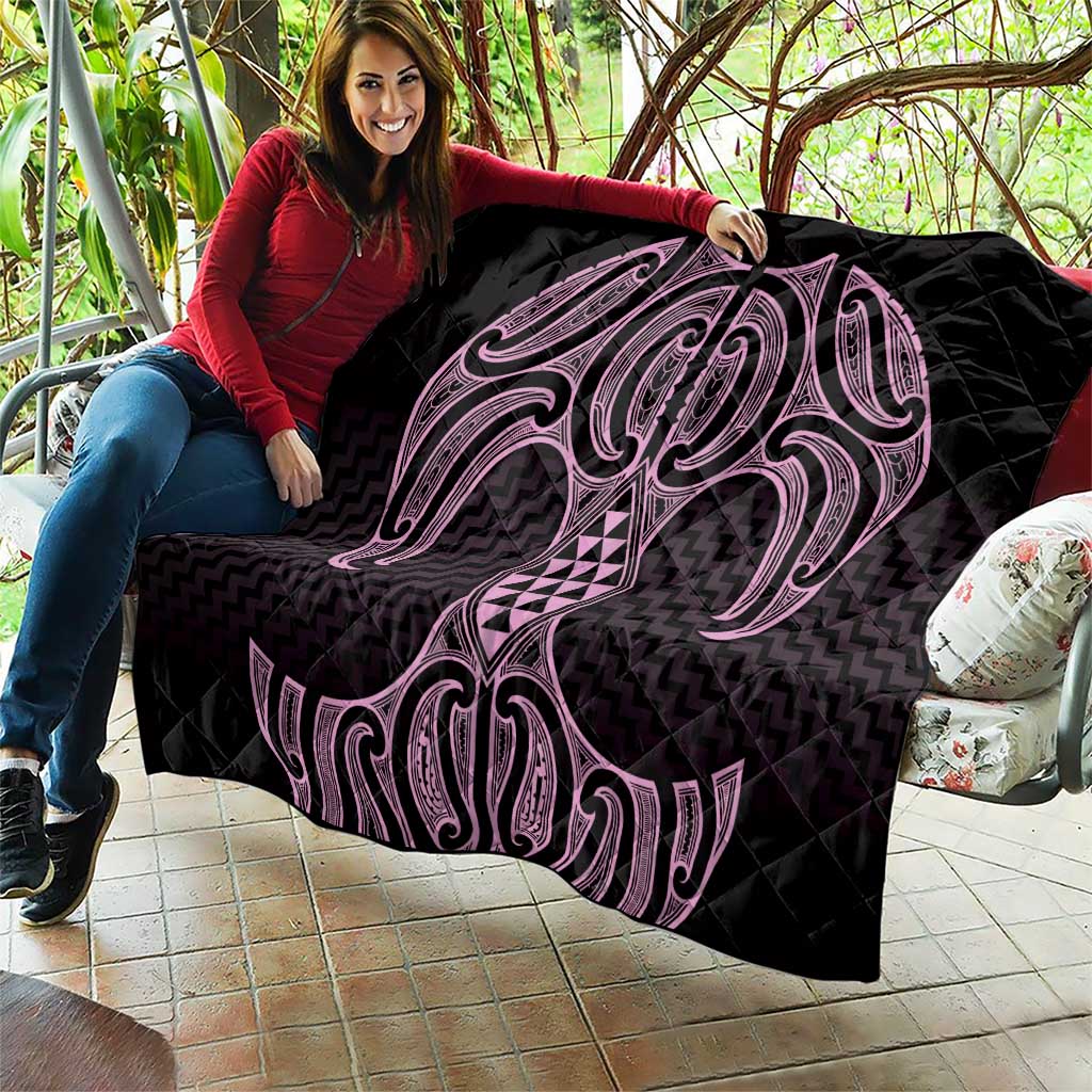 Mawhero Maori Ta Moko Poutama Art Quilt