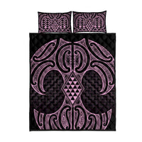 Mawhero Maori Ta Moko Poutama Art Quilt Bed Set