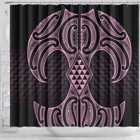 Mawhero Maori Ta Moko Poutama Art Shower Curtain