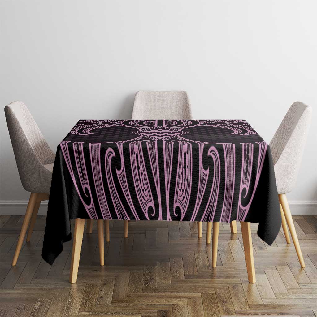 Mawhero Maori Ta Moko Poutama Art Tablecloth