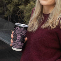 Mawhero Maori Ta Moko Poutama Art Tumbler Cup