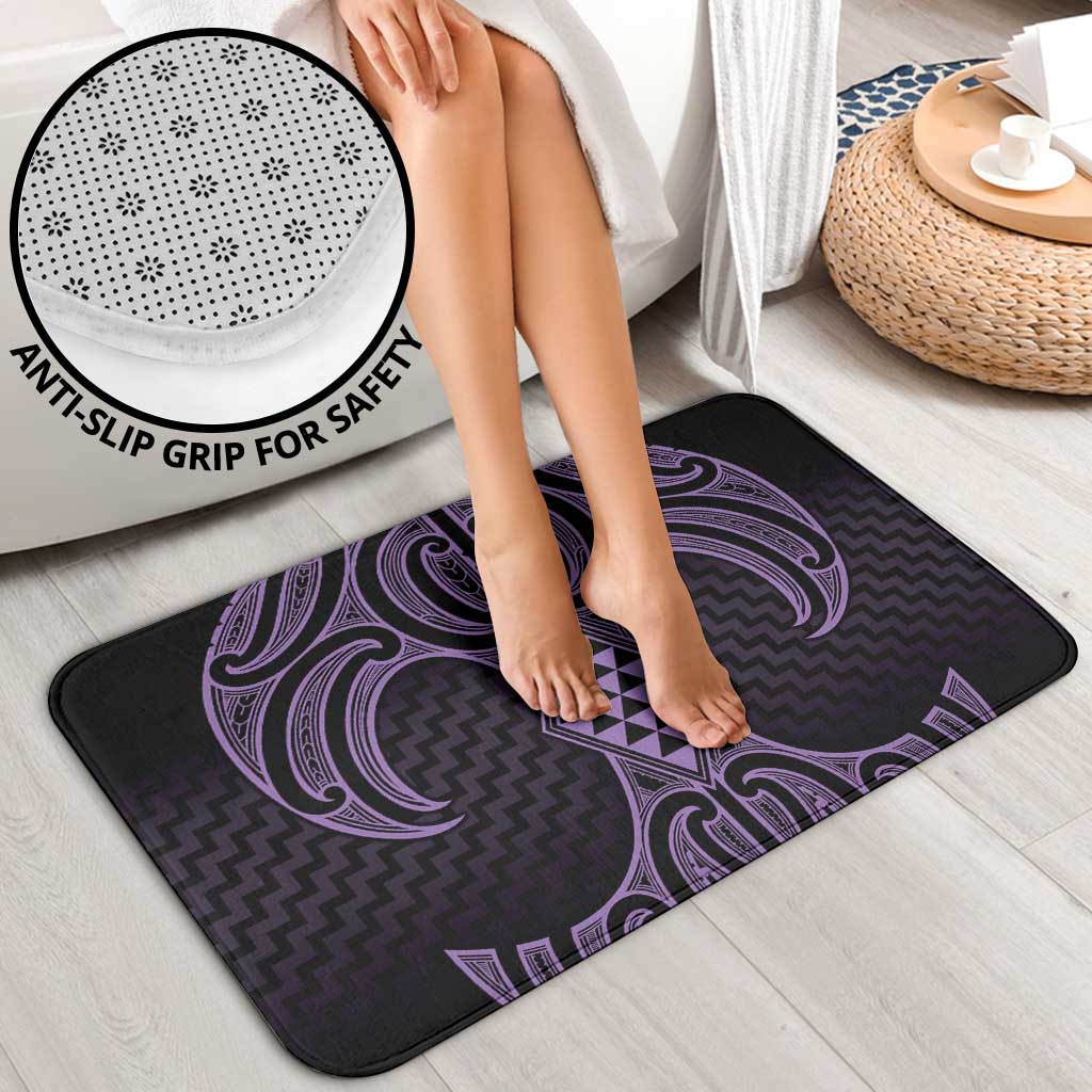 Waiporoporo Maori Ta Moko Poutama Art Bathroom Set - Polynesian Pride