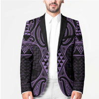 Waiporoporo Maori Ta Moko Poutama Art Blazer - Polynesian Pride