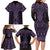Waiporoporo Maori Ta Moko Poutama Art Family Matching Long Sleeve Bodycon Dress and Hawaiian Shirt