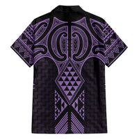 Waiporoporo Maori Ta Moko Poutama Art Family Matching Long Sleeve Bodycon Dress and Hawaiian Shirt LT9 - Polynesian Pride