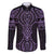 Waiporoporo Maori Ta Moko Poutama Art Family Matching Long Sleeve Bodycon Dress and Hawaiian Shirt