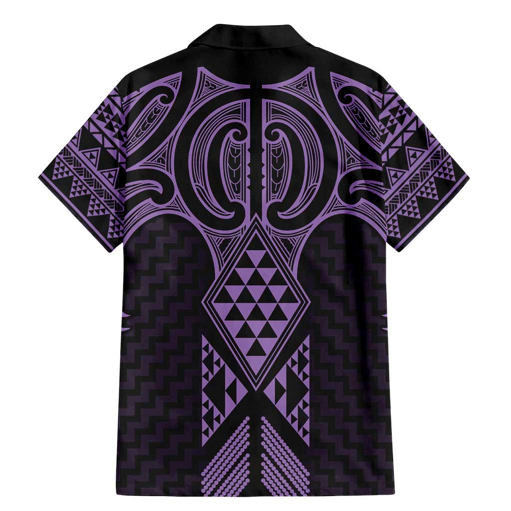 Waiporoporo Maori Ta Moko Poutama Art Family Matching Mermaid Dress and Hawaiian Shirt LT9 - Polynesian Pride