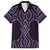 Waiporoporo Maori Ta Moko Poutama Art Family Matching Short Sleeve Bodycon Dress and Hawaiian Shirt
