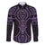 Waiporoporo Maori Ta Moko Poutama Art Family Matching Short Sleeve Bodycon Dress and Hawaiian Shirt