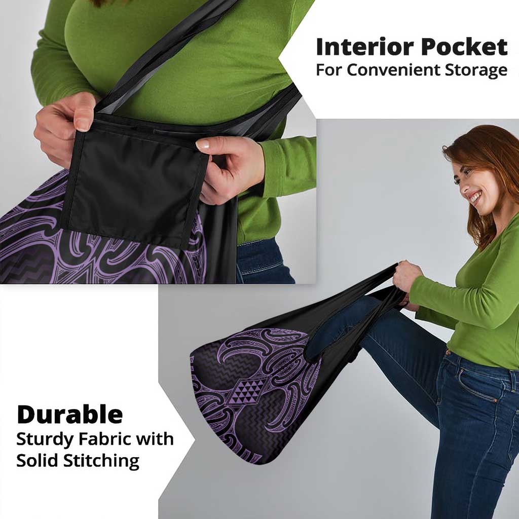 Waiporoporo Maori Ta Moko Poutama Art Grocery Bag