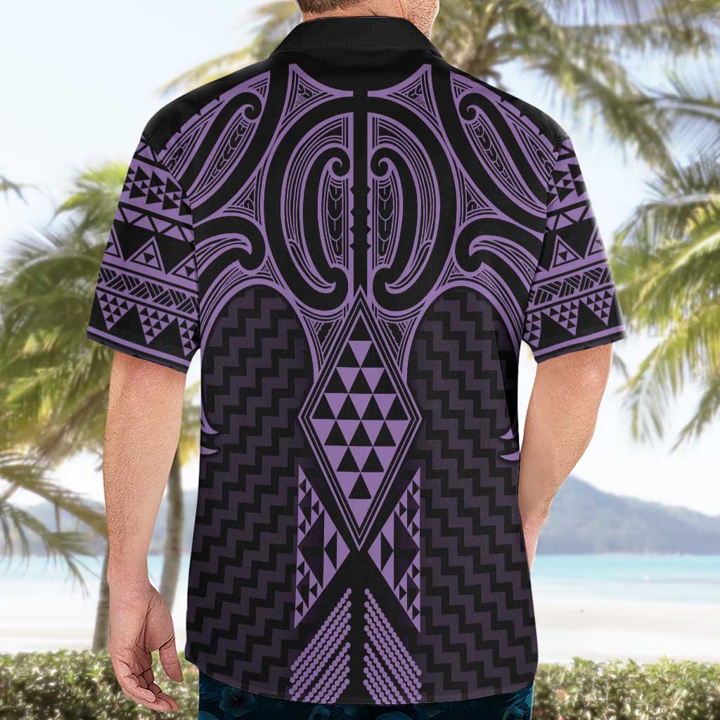 Waiporoporo Maori Ta Moko Poutama Art Hawaiian Shirt
