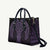 Waiporoporo Maori Ta Moko Poutama Art Leather Bag - Polynesian Pride