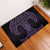 Waiporoporo Maori Ta Moko Poutama Art Rubber Doormat