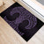Waiporoporo Maori Ta Moko Poutama Art Rubber Doormat