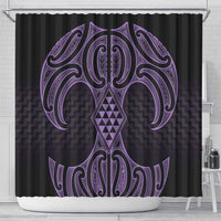 Waiporoporo Maori Ta Moko Poutama Art Shower Curtain