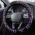 Waiporoporo Maori Ta Moko Poutama Art Steering Wheel Cover