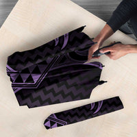 Waiporoporo Maori Ta Moko Poutama Art Umbrella - Polynesian Pride