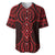 Whero Maori Ta Moko Poutama Art Baseball Jersey