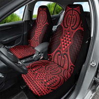 Whero Maori Ta Moko Poutama Art Car Seat Cover