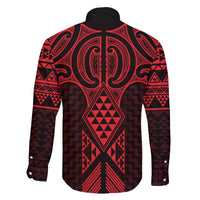 Whero Maori Ta Moko Poutama Art Family Matching Short Sleeve Bodycon Dress and Hawaiian Shirt LT9 - Polynesian Pride