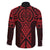 Whero Maori Ta Moko Poutama Art Family Matching Tank Maxi Dress and Hawaiian Shirt