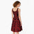 Whero Maori Ta Moko Poutama Art Midi Dress - Polynesian Pride