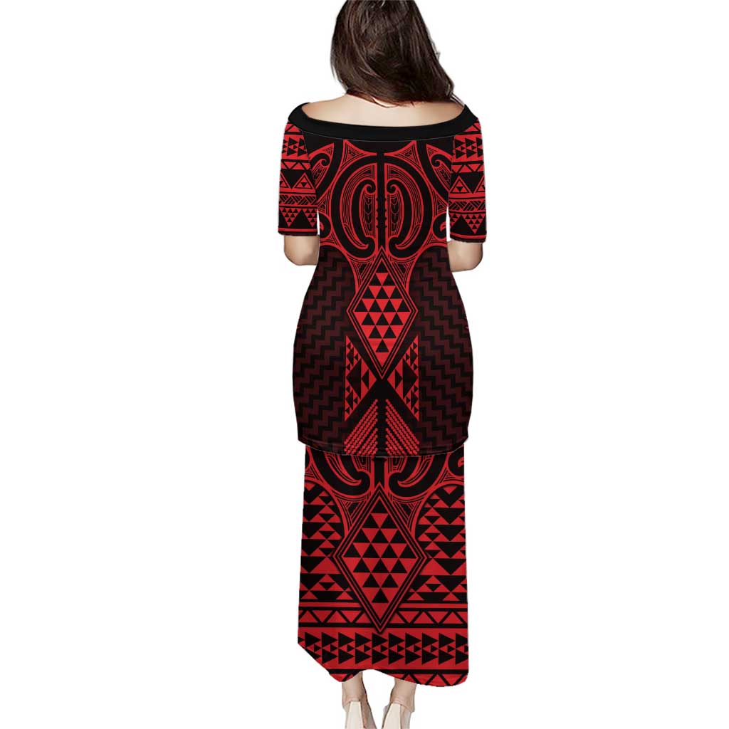 Whero Maori Ta Moko Poutama Art Puletasi