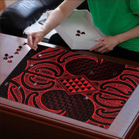 Whero Maori Ta Moko Poutama Art Puzzle - Polynesian Pride
