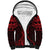 Whero Maori Ta Moko Poutama Art Sherpa Hoodie