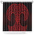 Whero Maori Ta Moko Poutama Art Shower Curtain