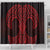 Whero Maori Ta Moko Poutama Art Shower Curtain