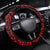 Whero Maori Ta Moko Poutama Art Steering Wheel Cover
