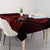 Whero Maori Ta Moko Poutama Art Tablecloth