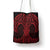 Whero Maori Ta Moko Poutama Art Tote Bag - Polynesian Pride