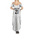 New Zealand Rangatira Custom Family Matching Summer Maxi Dress and Hawaiian Shirt All White Niho Taniwha Maori Tribal